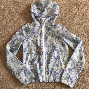 Girls Ivivva rain jacket. Size 12